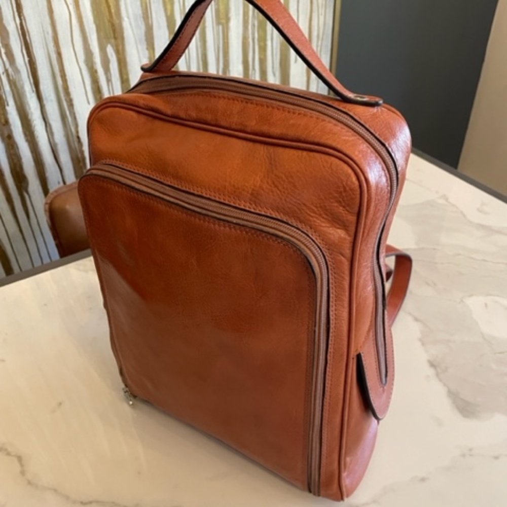 Leather Backpack/ Bag